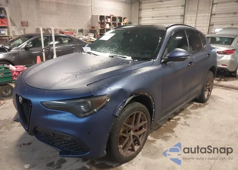 2018 Alfa Romeo Stelvio Ti Sport Awd z USA, uszkodzony, nr VIN ZASFAKNN5J7B58681